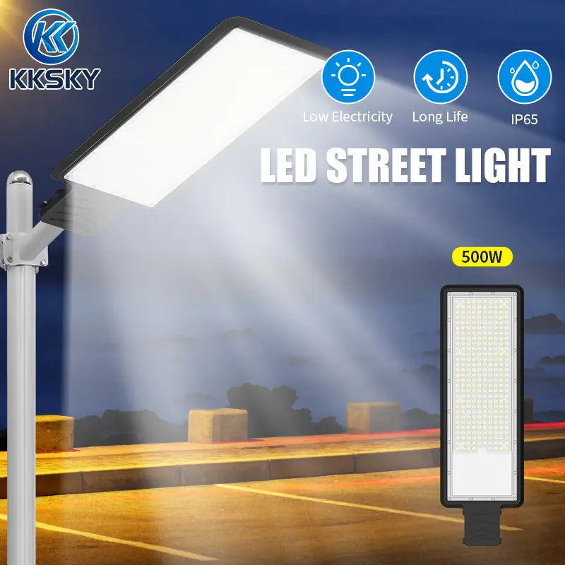 500w led electric flood outdoor waterproof light ip65 high power long lifespan pole‑mount led street lamp for large area outdoor illumination philippines