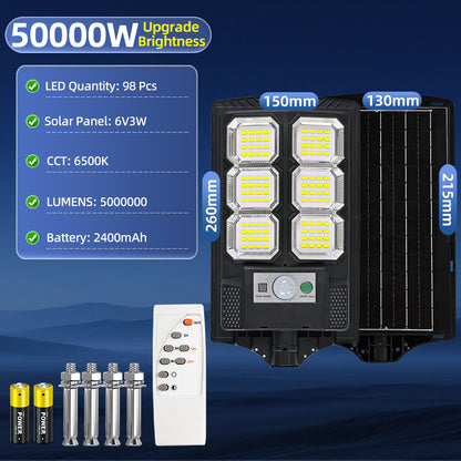 KKSKY 500W Solar Street Lights All In One Outdoor Waterproof Led Emergency Street Lamp