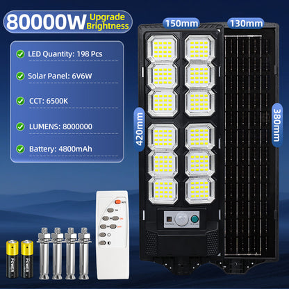 KKSKY 500W Solar Street Lights All In One Outdoor Waterproof Led Emergency Street Lamp