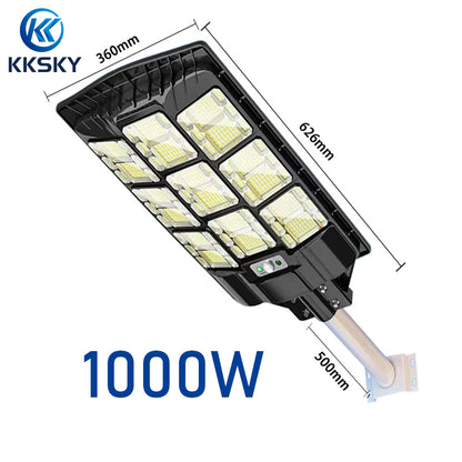 KKSKY Solar Street Light All In One Outdoor Waterproof IP67 LED Intelligent Lights control Heavy Duty