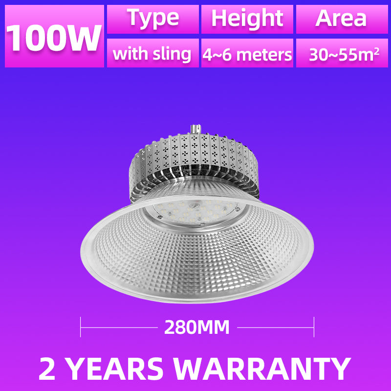 KKSKY High Bay Light LED IP65 Waterproof Warehouse Industrial Lamp Pendent lighting 100W 150W 200W