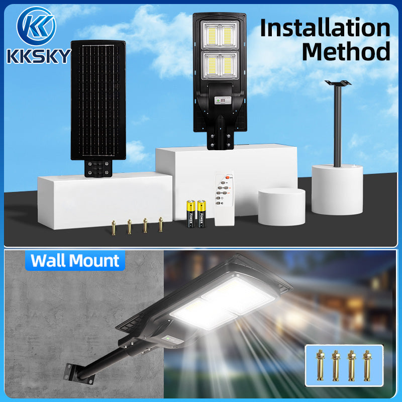 KKSKY Solar Light Solar Street Light Buy 1 Take 1 Outdoor Waterproof Automatic Sensor Lamp With Remote