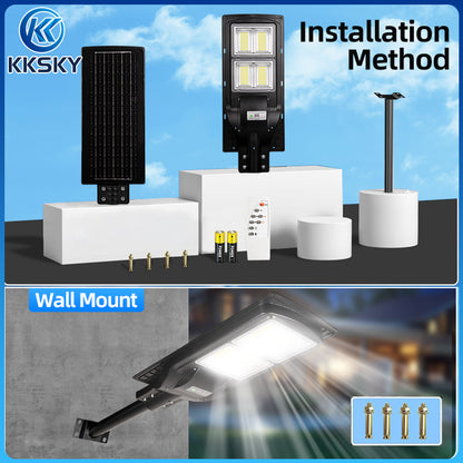 KKSKY Solar Light Solar Street Light Buy 1 Take 1 Outdoor Waterproof Automatic Sensor Lamp With Remote