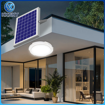 KKSKY Solar Ceiling Light Indoor LED Waterproof With Remot control 1000W Outdoor Lamp Bedroom Home