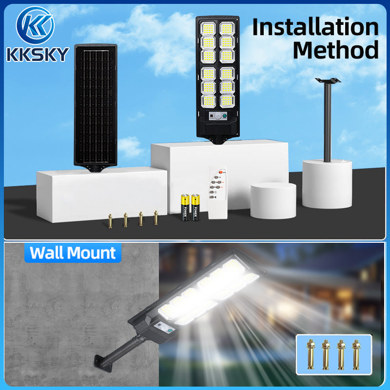 KKSKY 500W Solar Street Lights All In One Outdoor Waterproof Led Emergency Street Lamp