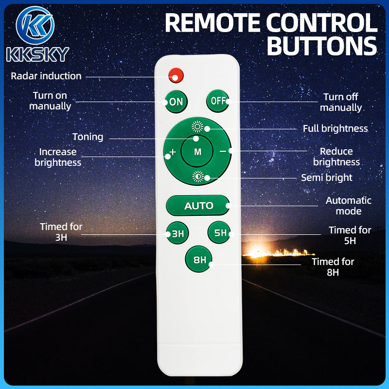 KKSKY Solar Lights Outdoor Original Indoor Light Heavy Duty Waterproof Emergency Lamp