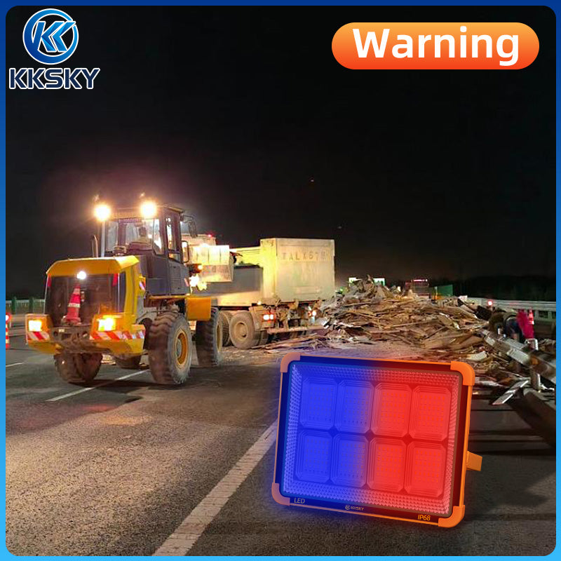 KKSKY Portable Solar Emergency Light LED Rechargeable Outdoor Waterproof IP68 Camping Lamp with hook