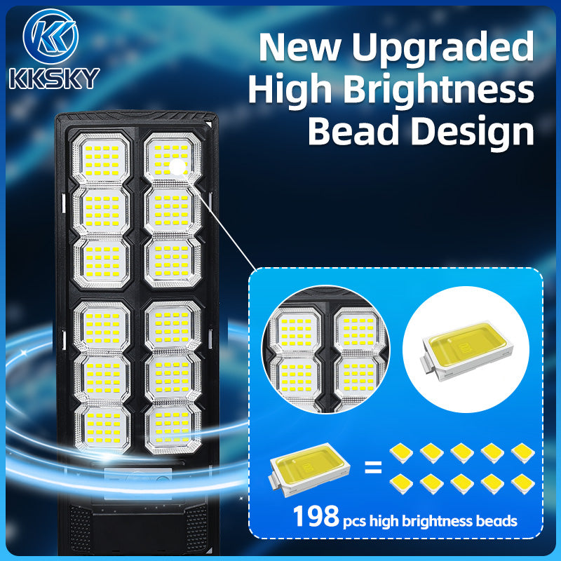 KKSKY 500W Solar Street Lights All In One Outdoor Waterproof Led Emergency Street Lamp