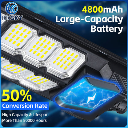 KKSKY 500W Solar Street Lights All In One Outdoor Waterproof Led Emergency Street Lamp