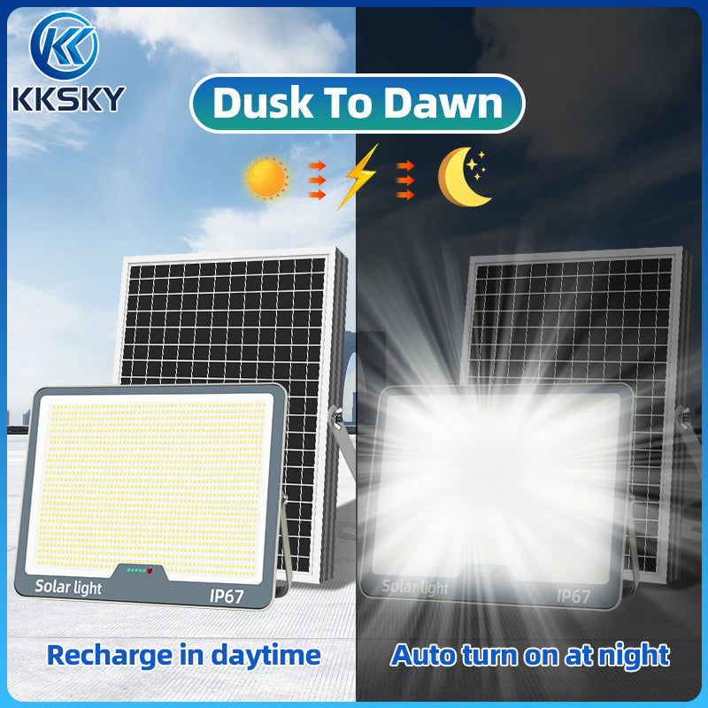 KKSKY Solar Lights Outdoor Original Indoor Light Heavy Duty Waterproof Emergency Lamp