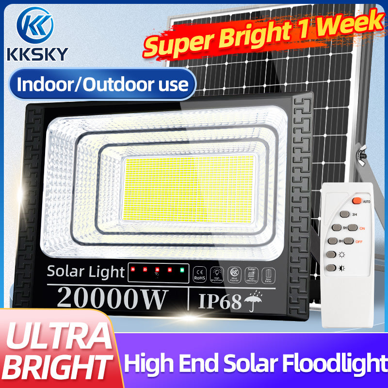 KKSKY Original KKSKY 20000watts Solar Light Outdoor Waterproof Indoor 8000W Solar flood Lights Street Lamp