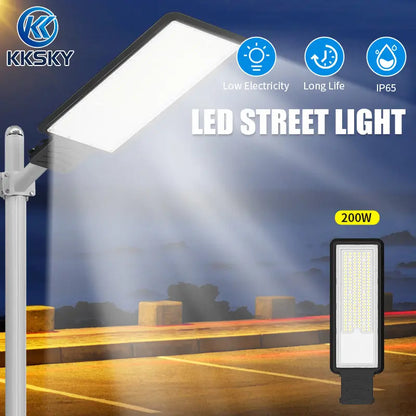 200w led electric flood outdoor waterproof light ip65 high‑lumen led street light for farm storefront commercial outdoor use