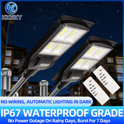 KKSKY Solar Light Solar Street Light Buy 1 Take 1 Outdoor Waterproof Automatic Sensor Lamp With Remote