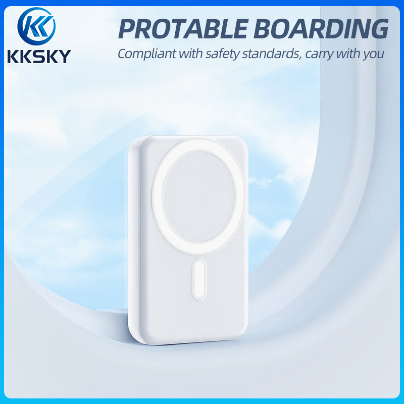 KKSKY Magnetic Wireless PowerBank Original 10000mAh mini Slim and Portable 15W Fast Charging Type C