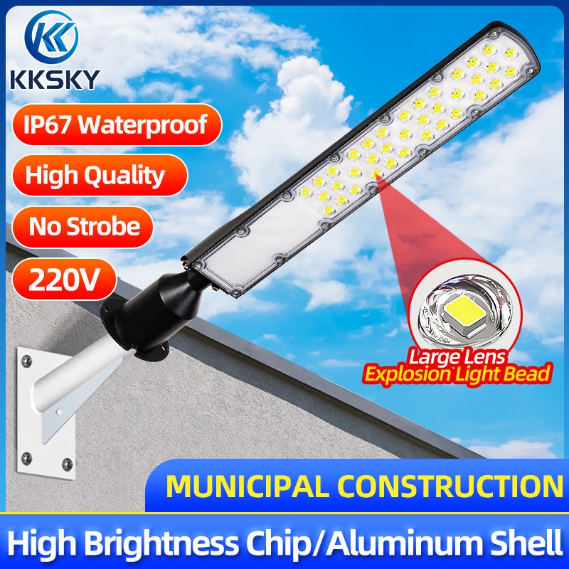 KKKSY 220V Electric Street Light Aluminum Shell Outdoor Waterproof LED Energy Saving Floodlights COD