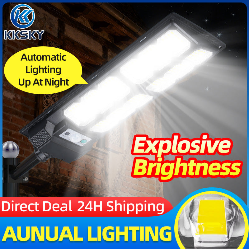 KKSKY 500W Solar Street Lights All In One Outdoor Waterproof Led Emergency Street Lamp