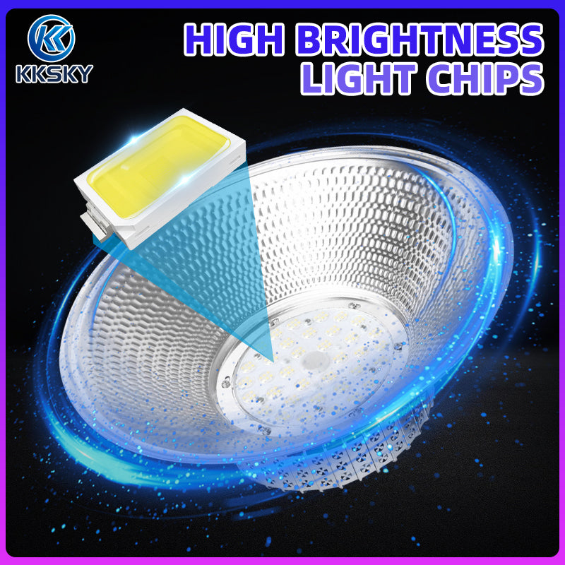 KKSKY High Bay Light LED IP65 Waterproof Warehouse Industrial Lamp Pendent lighting 100W 150W 200W