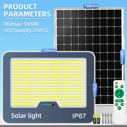 KKSKY Solar Lights Outdoor Heavy Duty Waterproof Energy-Saving Lamp