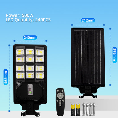 KKSKY Solar Street Light All In One Heavy Duty Outdoor Lighting Waterproof With Sensing