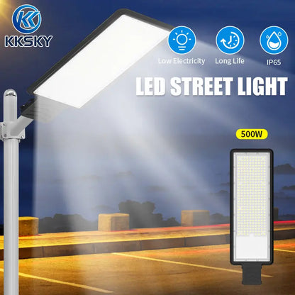 500w led electric flood outdoor waterproof light ip65 high power long lifespan pole‑mount led street lamp for large area outdoor illumination philippines