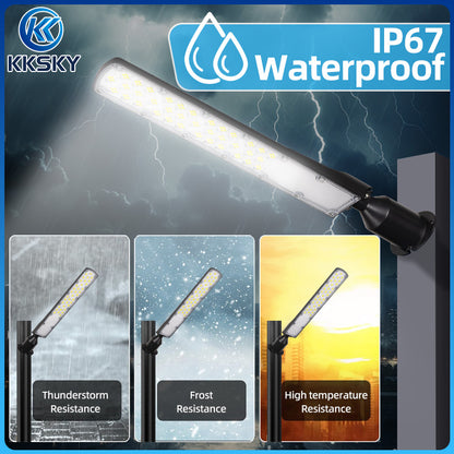 KKKSY 220V Electric Street Light Aluminum Shell Outdoor Waterproof LED Energy Saving Floodlights COD