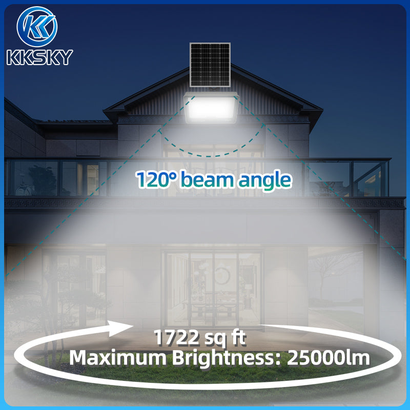 KKSKY Solar Lights Outdoor Original Indoor Light Heavy Duty Waterproof Emergency Lamp