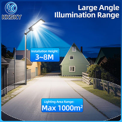 KKSKY 500W Solar Street Lights All In One Outdoor Waterproof Led Emergency Street Lamp