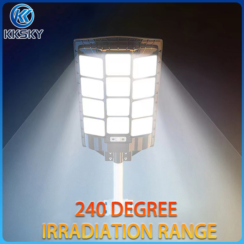 KKSKY Solar Street Light All In One Outdoor Waterproof IP67 LED Intelligent Lights control Heavy Duty