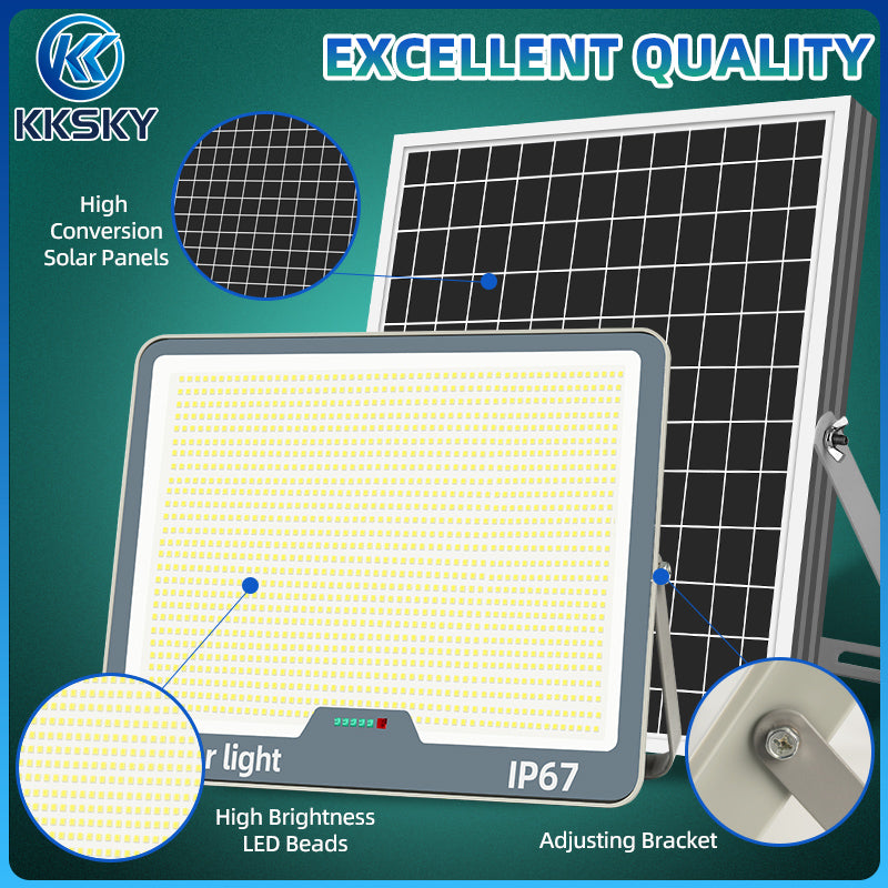 KKSKY Solar Lights Outdoor Original Indoor Light Heavy Duty Waterproof Emergency Lamp