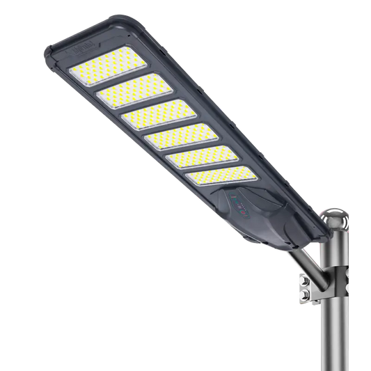 All In One Solar LED Street Light Outdoor Waterproof, white background main product photo, integrated solar street lamp