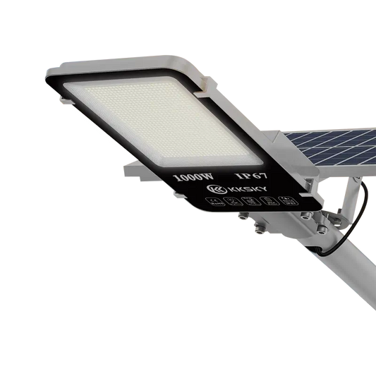 KKSKY 1000W split solar street light IP67 waterproof outdoor solar led road lamp white background