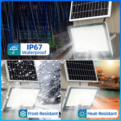 KKSKY solar flood light IP67 waterproof frost and heat resistant for all weather outdoor use Philippines