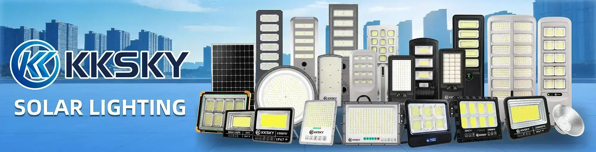 kksky solar lighting waterproof outdoor