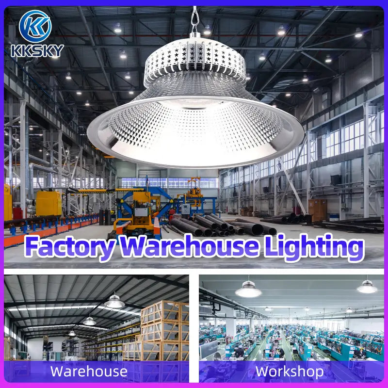 LED high bay light real application factory workshop warehouse high ceiling industrial lighting Philippines