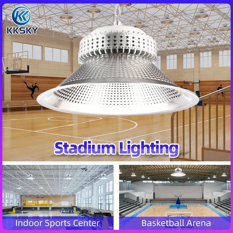LED high bay light for gym basketball arena stadium indoor sports center high ceiling sports lighting