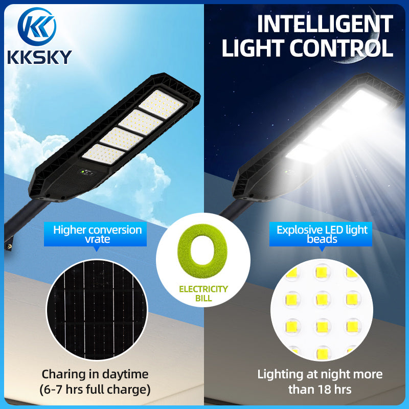solar street light auto charge daytime light at night zero electricity bill outdoor solar led light