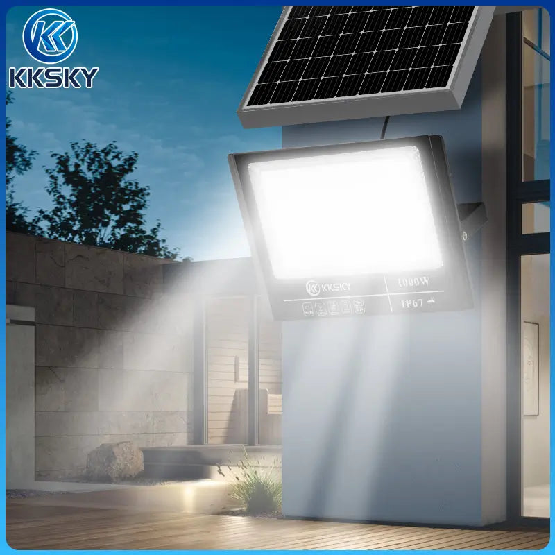 KKSKY Weatherproof solar lights for exterior wall and patio
